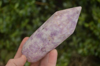 Polished  Purple Lepidolite Points  x 4 From Zimbabwe