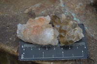 Natural Small Golden Lemonite / Limonite  Quartz Clusters  x 35 From Zambia - Toprock Gemstones and Minerals 