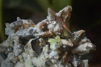 Natural Large Fluorescent Hyalite Opal Specimen With Schorl & Smokey Quartz  x 1 From Erongo, Namibia