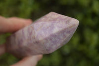 Polished  Purple Lepidolite Points  x 4 From Zimbabwe