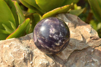 Polished Lovely Purple Lepidolite Spheres  x 4 From Madagascar - TopRock