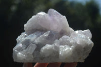 Natural Jacaranda Amethyst Clusters  x 3 From Mumbwa, Zambia - Toprock Gemstones and Minerals 