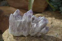 Natural Sugar Amethyst Clusters  x 6 From Solwezi, Zambia