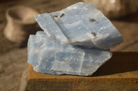 Natural New Sky Blue Calcite Specimens  x 24 From Spitzkop, Namibia