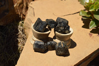 Natural Rough Schorl Black Tourmaline Crystals  x 2 Kg Lot From Zambia - TopRock