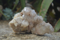 Natural Cascading Smokey Quartz Clusters x 2 From Congo