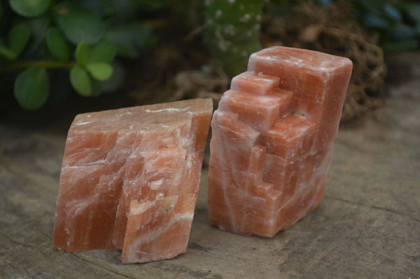 Natural New Sunset Orange Calcite Specimens  x 12 From Spitzkoppe, Namibia - Toprock Gemstones and Minerals 