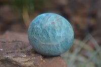 Polished Blue Amazonite Palm Stones  x 12 From Madagascar - Toprock Gemstones and Minerals 