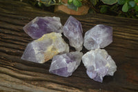 Natural Jacaranda Amethyst Crystals x 6 From Mumbwe, Zambia