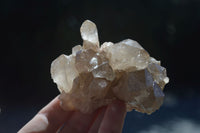 Natural Cascading Pale Citrine Clusters  x 3 From Luena, Congo - Toprock Gemstones and Minerals 