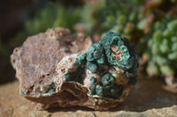 Natural Rare Ball Malachite On Drusy Quartz & Dolomite Specimens x 6 From Kambove, Congo