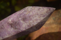 Polished  Purple Lepidolite Points  x 4 From Zimbabwe