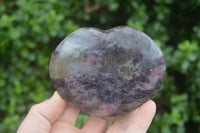 Polished Purple Lepidolite  Hearts  x 6 From Madagascar - Toprock Gemstones and Minerals 