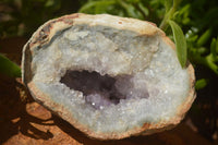 Natural Amethyst & Crystal Centred Geodes  x 12 From Zululand, South Africa - TopRock