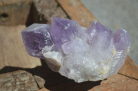 Natural Jacaranda Amethyst Clusters x 2 From Mumbwa, Zambia - TopRock