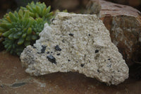 Natural Schorl Black Tourmaline Specimens With Hyalite Opal x 2 From Erongo Mountains, Namibia - TopRock