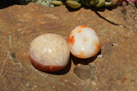 Polished Stunning Selection Of Carnelian Agate Palm Stones  x 20 From Madagascar - TopRock