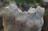 Natural Cascading Smokey Quartz Clusters x 2 From Congo