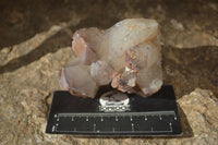 Natural Grey & Red Hematoid Quartz Specimens x 6 From Karoi, Zimbabwe