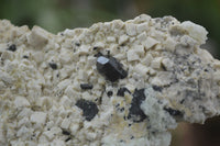 Natural Schorl Black Tourmaline Specimens With Hyalite Opal x 2 From Erongo Mountains, Namibia - TopRock