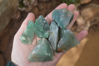 Natural Rough Jade Cobbed Specimens x 28 From Swaziland