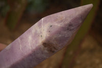 Polished  Purple Lepidolite Points  x 4 From Zimbabwe