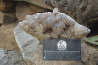 Natural Cascading Smokey Quartz Clusters x 2 From Congo