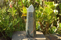 Polished XXL Blue Spotted Spinel Quartz Tower x 1 From Madagascar - TopRock