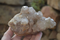 Natural Cascading Smokey Quartz Clusters x 2 From Congo