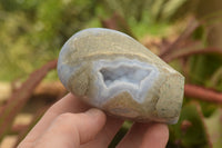 Polished Blue Lace Agate Standing Free Forms  x 3 From Malawi - TopRock