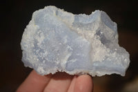 Natural Etched Blue Chalcedony Specimens  x 6 From Nsanje, Malawi