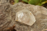 Polished Tourmalinated & Smokey Window Quartz Crystals  x 2 From Madagascar - TopRock