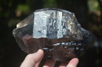 Natural Morion Smokey Quartz Crystals  x 2 From Mulanje, Malawi - Toprock Gemstones and Minerals 