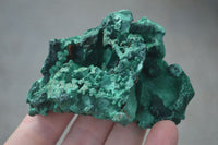 Natural Chatoyant Silky Malachite Specimens  x 6 From Kasompe, Congo - Toprock Gemstones and Minerals 