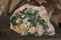 Natural Rare Ball Malachite On Golden Limonite Quartz & Dolomite Specimen x 1 From Kambove, Congo