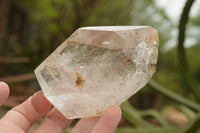 Polished Tourmalinated & Smokey Window Quartz Crystals  x 2 From Madagascar - TopRock