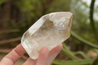 Polished Tourmalinated & Smokey Window Quartz Crystals  x 2 From Madagascar - TopRock