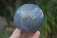 Polished Blue Lazulite Spheres  x 2 From Madagascar - Toprock Gemstones and Minerals 