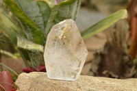 Polished Tourmalinated & Smokey Window Quartz Crystals  x 2 From Madagascar - TopRock