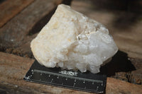 Natural "Cathedral Window" Cascading Candle Quartz Crystals x 4 From Madagascar - Toprock Gemstones and Minerals 