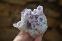 Natural Sugar Amethyst Clusters  x 4 From Solwezi, Zambia