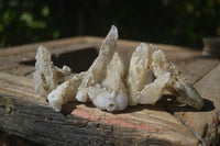 Natural Drusy Quartz Coated Calcite Crystals  x 12 From Alberts Mountain, Lesotho - Toprock Gemstones and Minerals 