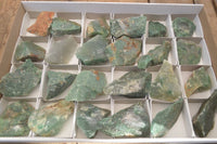 Natural Rough Jade Cobbed Specimens x 24 From Swaziland