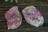 Natural Extra Large Salrose Cobaltion Dolomite Specimens x 2 From Kakanda, Congo - Toprock Gemstones and Minerals 