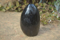 Polished Schorl Black Tourmaline Standing Free Form x 1 From Madagascar