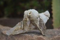 Natural Drusy Quartz Coated Calcite Crystals  x 12 From Alberts Mountain, Lesotho - Toprock Gemstones and Minerals 