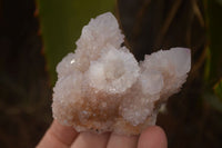 Natural Pale Lilac Spirit Quartz Clusters x 12 From Boekenhouthoek, South Africa