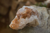 Natural Limonite Quartz Clusters x 12 From Solwezi, Zambia