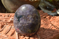 Polished Purple Lepidolite With Pink Tourmaline Standing Free Forms x 2 From Madagascar - TopRock