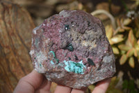 Natural Salrose With Silky Malachite Specimen x 1 From Kakanda, Congo